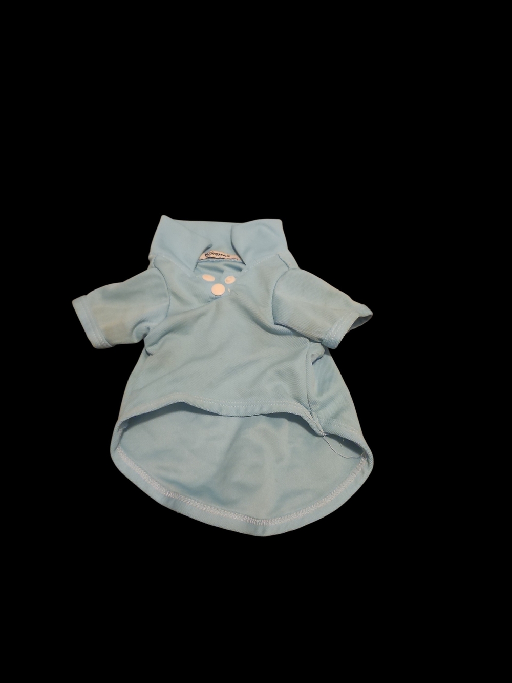 Light Blue Pet Tee with Hood